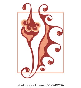 Flower design element  vector.