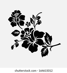 Flower Design Elements Vector