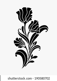 Flower design elements vector