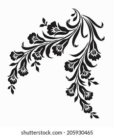 Flower design elements vector