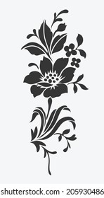 Flower design elements vector