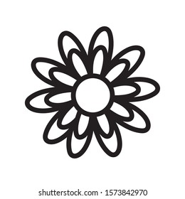 Flower design, floral nature plant ornament garden decoration and botany theme Vector illustration