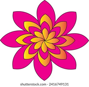 flower design icon eps file
