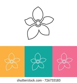 flower design logo template