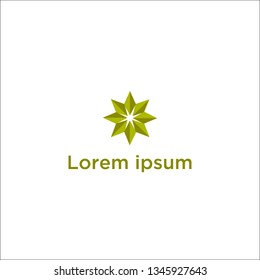 flower design logo template icon