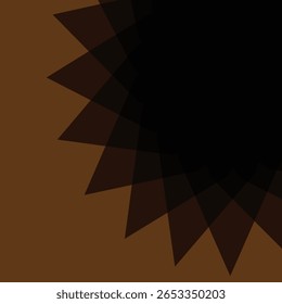 Design De Flor Em Vetores De Fundo Marrom 