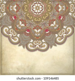 flower design on grunge background