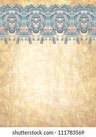 flower design on grunge background