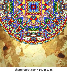 flower design on grunge background