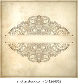 flower design on grunge background
