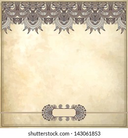 flower design on grunge background