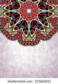flower design on grunge background