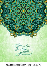 flower design on grunge background