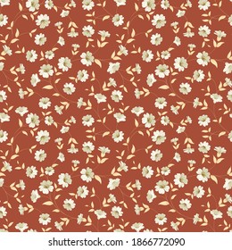 flower design for scarf and textile print. seamless pattern- background vector