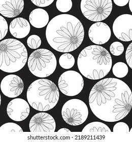 flower design - seamless vector repeat pattern, use it for wrappings, fabric, packaging and other print and design projects
