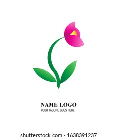 Flower design sweet  concepts describe a flower grow ,it could use for a company or spa industrial logo