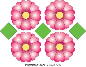 diseño floral para ilustraciones vectoriales textiles y azules