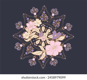 flower design for tshirt print