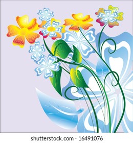 flower design. vector illustration