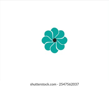 Flower design , vector , illustration, icon , which contain a brand name or identity . 