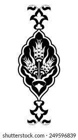 Flower designs inspired by the Ottoman decorative arts