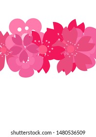 flower designs for wedding invitations and party invitations, flower elements, pink and red, white and pink and red