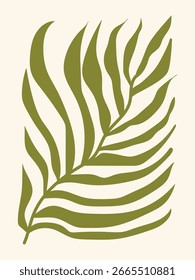 Vector de arte de fondo de doodle de flores. Botánico y hojas de forma abstracta doodle diseño de arte para impresión, Fondo de pantalla, Clipart, arte de la pared para la decoración del hogar.