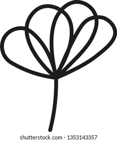 Flower Doodle Drawing Vector Hand drawn Sketch Illustration