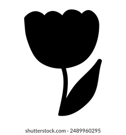 Flower doodle hand drawn with black line isolated on white background