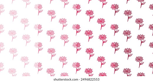 Flower Doodle pattern. Flower pattern background. Flower seamless pattern background. Floral pattern seamless.