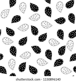 Flower doodle  seamless sample. The drawing for textiles, wrappings, the press, papers and fabrics. Vector illustration