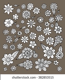 Flower Doodle Vector