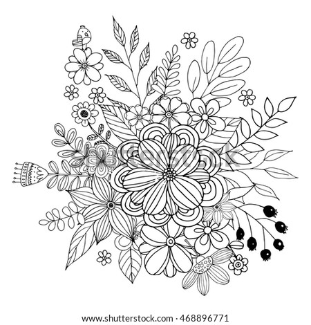 410 Top Flower Doodle Coloring Pages Pictures