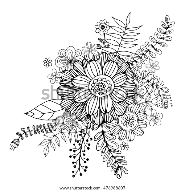 410 Top Flower Doodle Coloring Pages Pictures