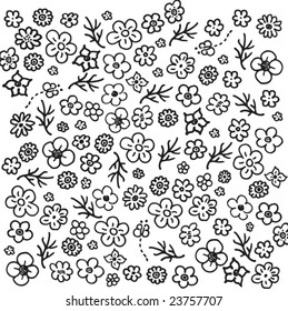 Flower doodles