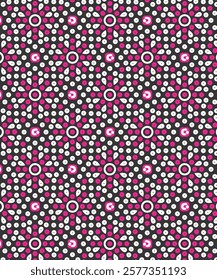 Flower dot Design Pattern, Background, wallpaper.