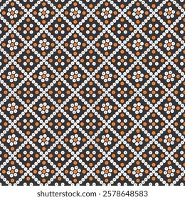 Flower dot Design Pattern,wallpaper, Backgound, Fabric print.