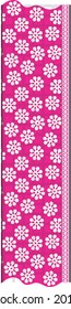 flower and dot for fabric, texture, background, wrapping, tile use