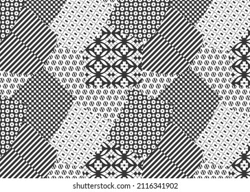 Flower dot geometric pattern for wall print, fabric print, tile,  texture, paper print, background use 