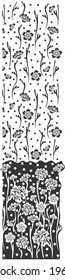 flower and dot pattern for fabric, texture, background, tile use