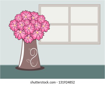 Flower draw and background in peace concept illustration