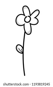 flower drawing cartoon