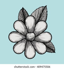 flower drawing design 