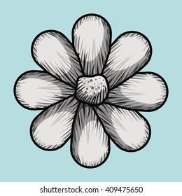 flower drawing design 
