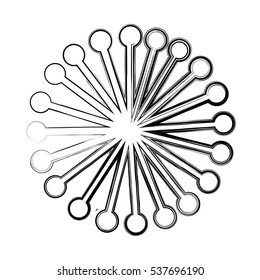 flower drawing isolated icon vector illustration design
