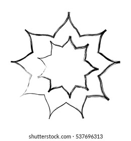 flower drawing isolated icon vector illustration design