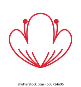 flower drawing isolated icon vector illustration design