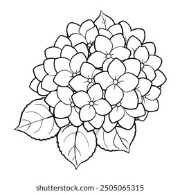 Flower Drawing Silhouette Design Vector Illustration Clipart Eps