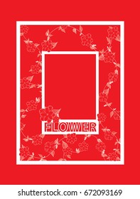 Flower Drawing in the style of an old botanical illustration. Can be used for wallpaper, pattern fills, textile, web page background, surface textures, Image for advertising booklets, banners.