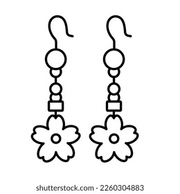Icono del vector de ganancia de flor fácilmente modificado

